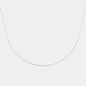 Collar con colgante de diamantes redondos engastados en punta de 1.90 quilates - Product Image 4