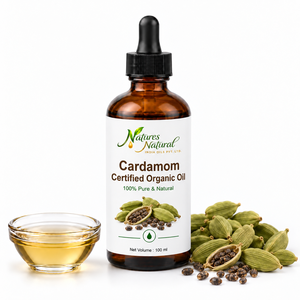 Aceite Esencial de Cardamomo Orgánico, Aceite Natural de Elaichi para Aromaterapia, Masajes, Spa, Difusores, Mezclas, Proveedor OEM al por Mayor - Product Image 1