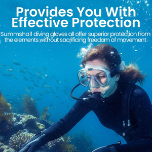 Guantes de Buceo de Alta Elasticidad de 3 mm con Costuras Cosidas a la Vista y Aislamiento para Exploración en Aguas Profundas y Natación en Agua Fría - Product Image 5