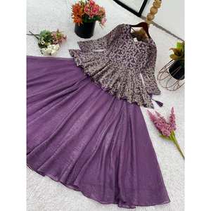 Designer <b>Top</b> and Beautiful <b>Lehenga</b> for Party Wear XL Size - Product Image 2