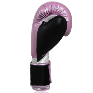Gants de boxe personnalisés avec logo imprimé, en cuir PU rose, résistants aux UV, antidérapants, imperméables, respirants, évacuant l'humidité, pour l'extérieur - Product Image 4
