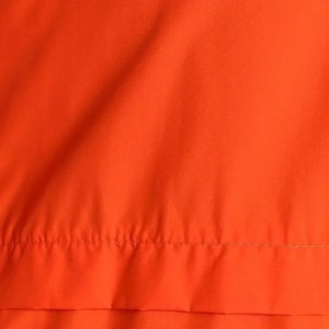 Custom Men's Orange Hooded Windbreaker Jacket Solid Color Zipper Closure Sporty High Street Style Regular Fit Autumn Outdoor - Product Image 5