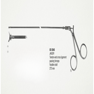 Pinzas para Tendones Jager con Eje Flexible de 275 mm |   Instrumento Quirúrgico de Acero Inoxidable de Primera Calidad, Clase I - Product Image 3