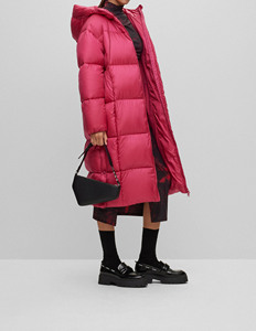 Premium Fabric Knitted <b>Waterproof</b> Custom Embroidery Cold Weather Jacket Wholesale Women <b>Winter</b> Puffer <b>Coat</b> - Product Image 2
