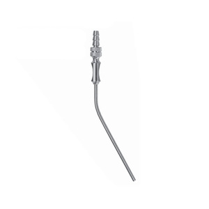 Tube d'aspiration manuel Frazier en gros, 18 cm, en acier inoxydable, coudé, chirurgical, Fergusson, haute qualité, certifié CE, pour usage hospitalier - Product Image 1