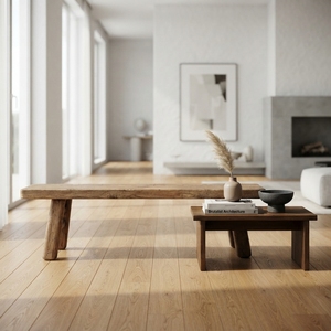 Teak Wood Bench Natural Solid Wooden Long <b>Stool</b> <b>Garden</b> Patio Seating Dining Room Chair Traditional Home Furniture Box - Product Image 3