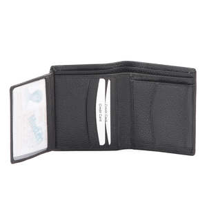 Nouvel Arrivage Royaa Portefeuille Fonctionnel Unisexe en Cuir Véritable Pleine Fleur Noir, Petit Format Allongé, Fermeture Ouverte, Polyester, Tendance Standard - Product Image 4