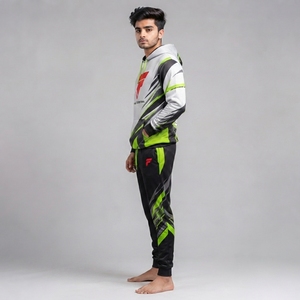 Survêtement pour homme, vêtements de sport haut de gamme, tissu léger à séchage rapide, coupe confortable, respirant, design performant pour la course à pied - Product Image 3