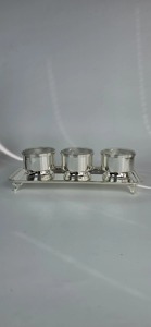 Ensemble élégant de 3 bols à chocolat, parfait pour la mise en place quotidienne de la table et pour le service des invités, provenant d'Inde. - Product Image 3