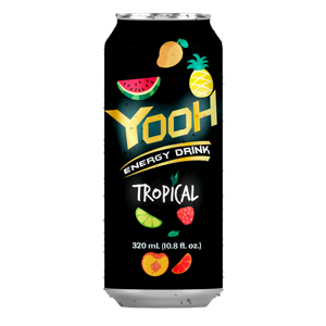 YOOH ED006 Boisson Énergisante Prête à Boire (RTD) Saveur Fruits Tropicaux 32oz, avec Caféine et Sucre Ajoutés, Durée de Conservation 18 Mois, Usine Vietnamienne OEM/ODM - Product Image 2