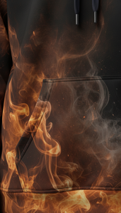 Sweat à capuche unisexe oversize décontracté urbain avec design sublimé sur toute la surface pour un streetwear avant-gardiste - Product Image 6