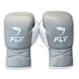 ถุงมือชกมวย MMA ขายส่ง ยี่ห้อ FLY ผลิตตามสั่ง หนังแท้ ปิดนิ้วเต็มรูปแบบ ระบายความชื้นได้ดี ปิดด้วยเชือกผูก สำหรับฝึกซ้อมและแข่งขัน - Product Image 2