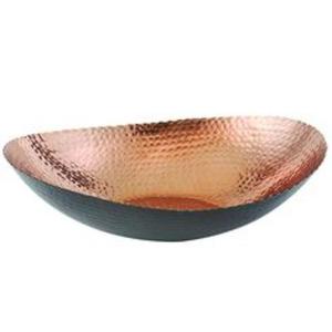 Elegante tazón de cobre hecho a mano, vajilla decorativa de metal para el hogar, restaurantes, catering, bodas y fiestas. - Product Image 1