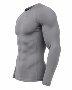 <b>Men's</b> Long Sleeve Quick Dry <b>Compression</b> T-<b>Shirt</b> Eco-Friendly Breathable Spandex/Polyester for Running Gym Workout Sportswear - Product Image 3