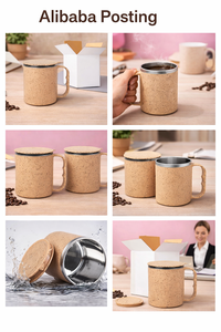 Mug à café en acier inoxydable à double paroi Liviya, impression personnalisée pour le bureau, la maison - Cadeau pour le Nouvel An chinois, la fête des pères - Product Image 2