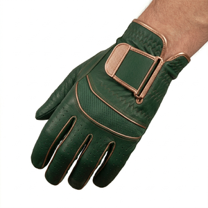 Golf <b>Glove</b> Ergonomic Comfort Design <b>With</b> Reinforced Palm <b>Grip</b> Breathable Structure And Adjustable Fastening For Golfers - Product Image 3
