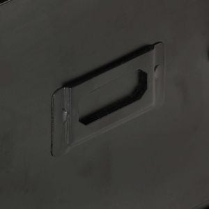 ตู้วางทีวีสีดำและไม้ธรรมชาติพร้อมขาเหล็กไม้มะม่วงแบบหยาบ - Product Image 6