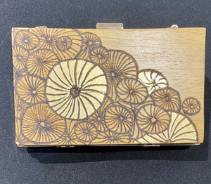 กระเป๋าคลัทช์ไม้สไตล์วินเทจกระเป๋าปาร์ตี้มีสายอะคริลิคแฟชั่นสำหรับงานแต่งงานและงานเลี้ยงตอนเย็นกระเป๋าคลัทช์ - Product Image 4