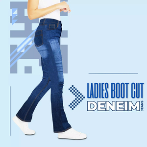 Pantalones Vaqueros de Motocicleta para Mujer, Elásticos, Corte Bootcut, Forrados con Kevlar, Aprobados por la CE, Protección Extraíble para Cadera y Rodillas - Product Image 4