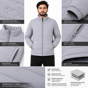 Chaqueta de Invierno Acolchada para Hombre, Ropa de Abrigo para Clima Frío, Chaqueta Deportiva, Proveedor OEM con Logotipo Personalizado - Product Image 5