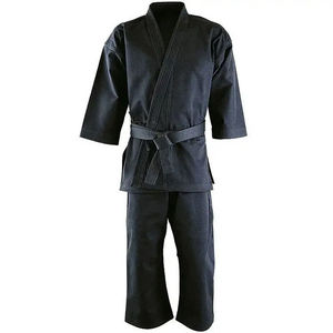 Wholesale White Karate Gi Uniform Green Yellow <b>Belt</b> Martial Arts Training Suit V Neck <b>Kimono</b> Practice Wear Judo Sportswear - Product Image 3