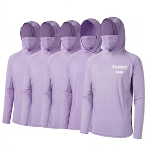 เสื้อฮู้ดดี้ตกปลา UPF 50+ สำหรับทุกเพศ ผลิตจากโพลีเอสเตอร์และไนลอน น้ำหนักเบา ระบายอากาศได้ดี แห้งเร็ว ป้องกันรังสียูวี แขนยาว เหมาะสำหรับเล่นกีฬา - Product Image 3