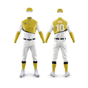 Customizable Men's Baseball Uniform Sets Bulk Order Available in Various Colors Styles Sizes Breathable Feature Pr - Product Image 3