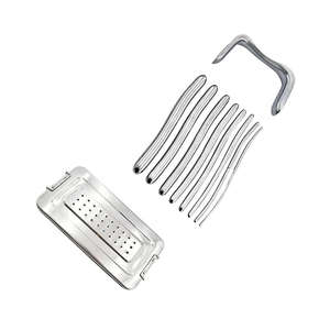 Juego de Instrumentos Quirúrgicos de Ginecología para Curetaje con Dilatación (D&C) |   Juego de 21 piezas de fórceps, curetas y espéculos de acero inoxidable de Dentavex - Product Image 3