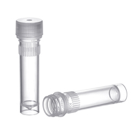 JET BIOFIL 0.5mL Vial Beku, Berbentuk Kerucut/Berdiri Sendiri, Dengan Tutup Cekung Terikat, Dengan/tanpa Skala Graduasi