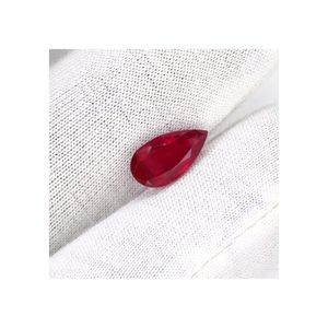 Rubis naturels de Bangkok, formes poire calibrées 9x14mm, pierres précieuses facettées naturelles pour la fabrication de bijoux, prêtes à l'emploi - Product Image 4