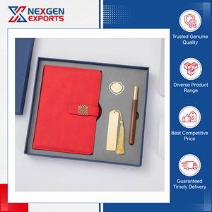 Proveedor Mayorista de Sets de Regalo Corporativos de Lujo en Cuero PU de Primera Calidad, Bolígrafo con Diseño de Logotipo Personalizado, Precio Nominal de Mercado - Product Image 2