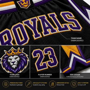 Pantalones Cortos de Baloncesto Personalizados Highlanders, con Nombre y Logotipo Bordados, Malla de Poliéster, Uniformes para Club, Práctica y Juego, Venta al Por Mayor, Equipamiento Escolar para Hombre - Product Image 4
