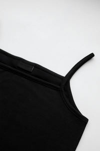 Débardeurs sexy pour femmes, débardeurs sportifs unis et vierges, débardeurs de sport pour femmes en 100 % coton, débardeurs moulants à col en U personnalisables - Product Image 5