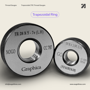 Calibradores de rosca ISO Métricos/UN Unificados/TR Trapezoidales/ACME/Stub Acme/Buttress de alta precisión para roscas externas de 3mm - 500mm - Product Image 1