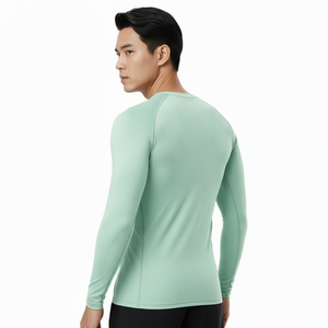 Vente en gros de rashguards personnalisés imprimés par sublimation pour hommes, t-shirt de surf à manches longues pour hommes, rashguard BJJ - Product Image 4