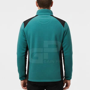 Veste Sherpa décontractée moderne pour homme, matière en peluche, coupe confortable, idéale pour les voyages d'hiver et les activités de plein air - Product Image 4