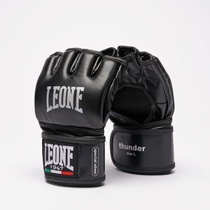 Guantes de MMA Leone Thunder de Cuero PU, Medios Dedos, Cierre Ajustable con Correa de Muñeca, Ligeros, Talla Personalizable, Artes Marciales - Product Image 4