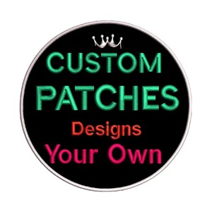 Parches de chenilla 3D de gran venta, logotipo personalizado, para coser, forma de corazón, tela de sarga, adhesivos, borde merrow, diseño de bordado de esqueleto - Product Image 5
