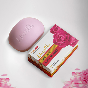 Premium Livealth <b>Soap</b> with Rose Fragrance for Smooth Healthy Skin and Refreshing Daily Care - Product Image 2