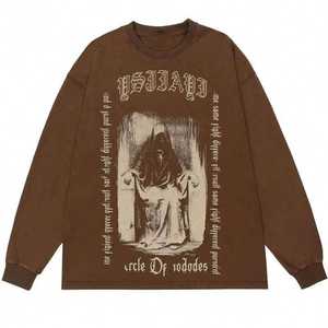 Sudadera para Hombre con Logotipo Personalizado, 100% Algodón, Impermeable y Cálida para Invierno, Lavado Ácido, Efecto Desteñido por el Sol - Product Image 4