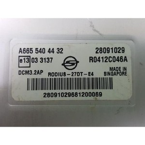 Módulo de Control del Motor Rodius I 2004-2013 Usado ORIGINAL A6655404432 - Product Image 6