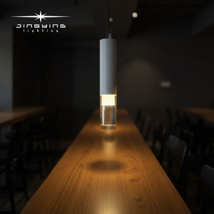 Stile nordico rotondo ciondolo luce semplice e alla moda adatto per bancone bar tavolo da pranzo alto Lumen - Product Image 1