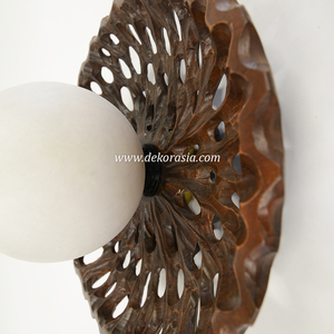 Luxury Elura Teak Wood LED Wall Lamp Modern Decorative Style for Home Interior Bedroom Living Room Hotel - Product Image 5