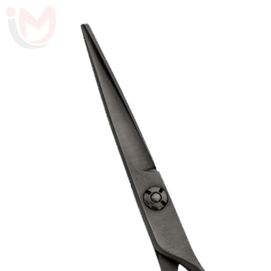 Ciseaux de coiffure noirs en acier inoxydable, outil professionnel pour salon de coiffure - Product Image 2