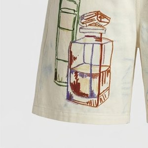 Shorts décontractés pour hommes à logo personnalisé, très vendus, en coton doux, légers, taille élastique, confortables pour l'été, streetwear, course à pied, plage - Product Image 6