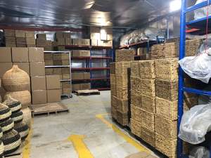 Venta al por mayor cesta de almacenamiento de ratán natural para niños cesta de setas decorativas en color rojo tejido a mano - Product Image 5