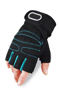 Gants de sport en cuir de qualité supérieure, antidérapants, avec fermeture auto-agrippante, pour usage intensif, personnalisables, unisexe - Product Image 5