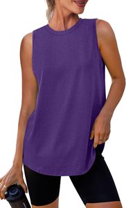 Débardeur sans manches pour femme de qualité supérieure, léger, respirant, en tricot côtelé, camisole décontractée, streetwear, vêtements de mode d'été - Product Image 2