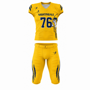 Durable Sportswear American Football Uniform Breathable Material Ideal For Practice Matches And Team Use - Product Image 4