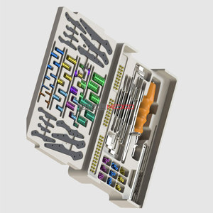 Juego de Implantes Ortopédicos Veterinarios, Placas Óseas de Acero Inoxidable, Kit Quirúrgico con Instrumentos, Manual, Certificado CE, 2.0mm 2.4mm 2.5mm - Product Image 3